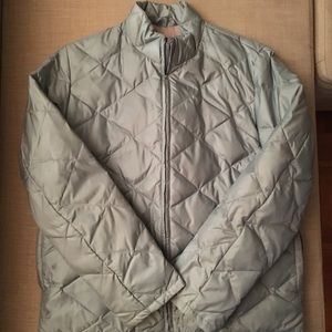 Banana Republic Silver Nylon Jacket